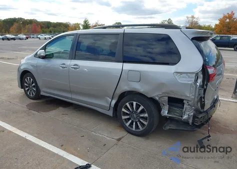 2018 Toyota Sienna Limited Premium 7 Passenger z USA, uszkodzony, nr VIN 5TDDZ3DC9JS208163